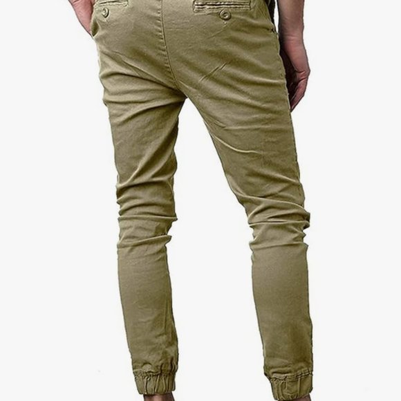 Basic Jogger Met Taillekoord SOUTHPOLE Heren Jogger Broek - Stretch Twill, Casual, Met Koord Aan De Taille, Regular En Big & Tall Maten Stretch Twill Casual Broek